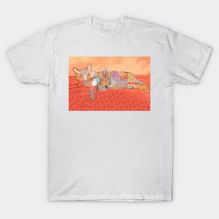 Colorful Cat Collage T-Shirt